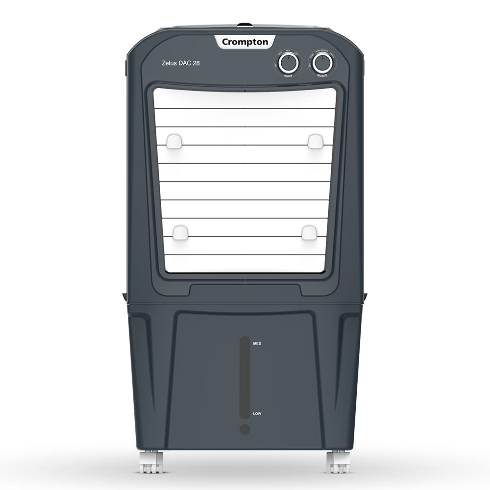 Crompton Zelus DAC Desert Air Cooler- 28L(Grey) – TheElectricOnline