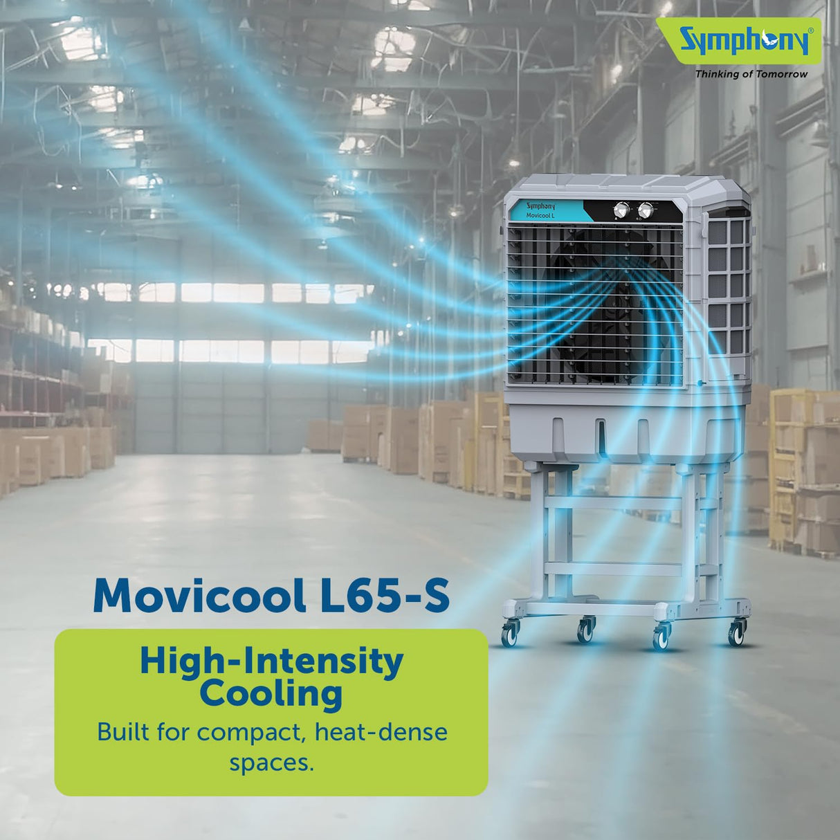 SYMPHONY MOVICOOL L 65I- S DESERT COOLER (GREY)