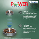 this ceiling fan has super efficient motor and has longer motor life .