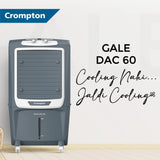 Crompton Gale DAC60 60 Litre Desert Air Cooler - Grey