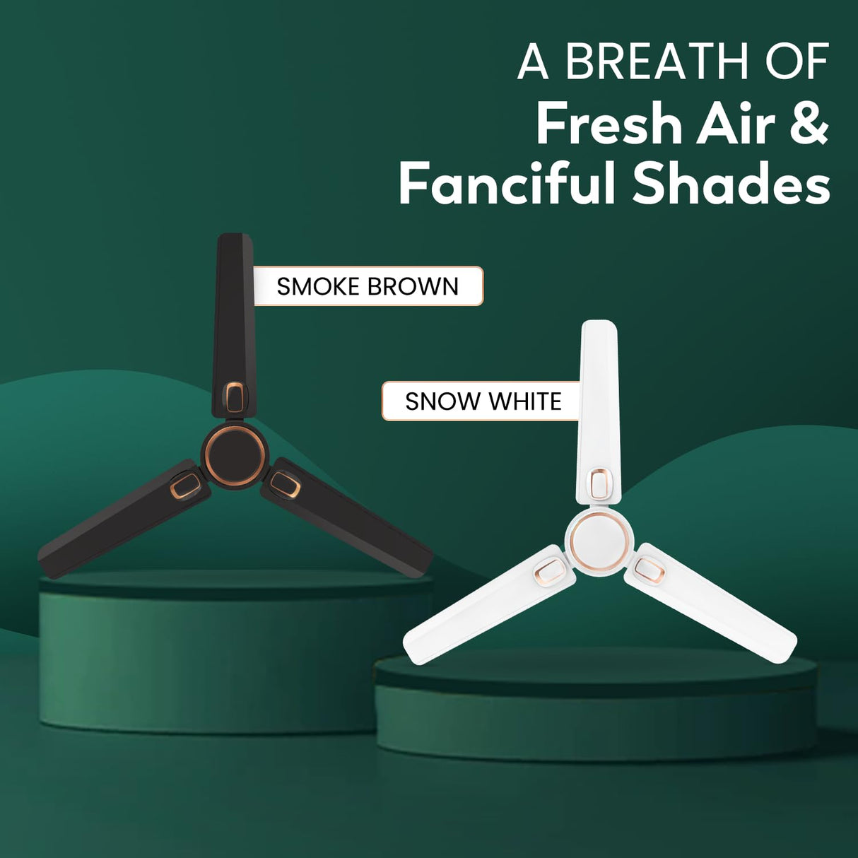 Polycab Superb Plus 1200mm Ceiling Fan (Snow White)