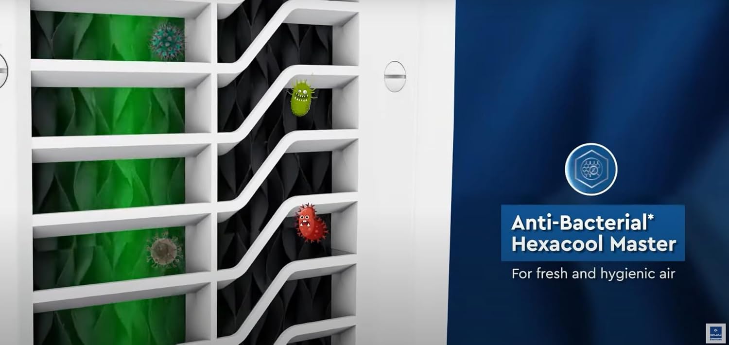 Bajaj Shield Series Specter 45-Litre Personal Air Cooler White