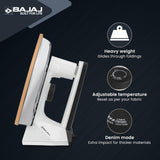 Bajaj Dx16 1100W Heavy Weight Dry Iron (White & Black)