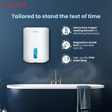 Polycab Emerald Plus 10 Litre 2kW Storage Water Heater Geyser Metal Body (White)