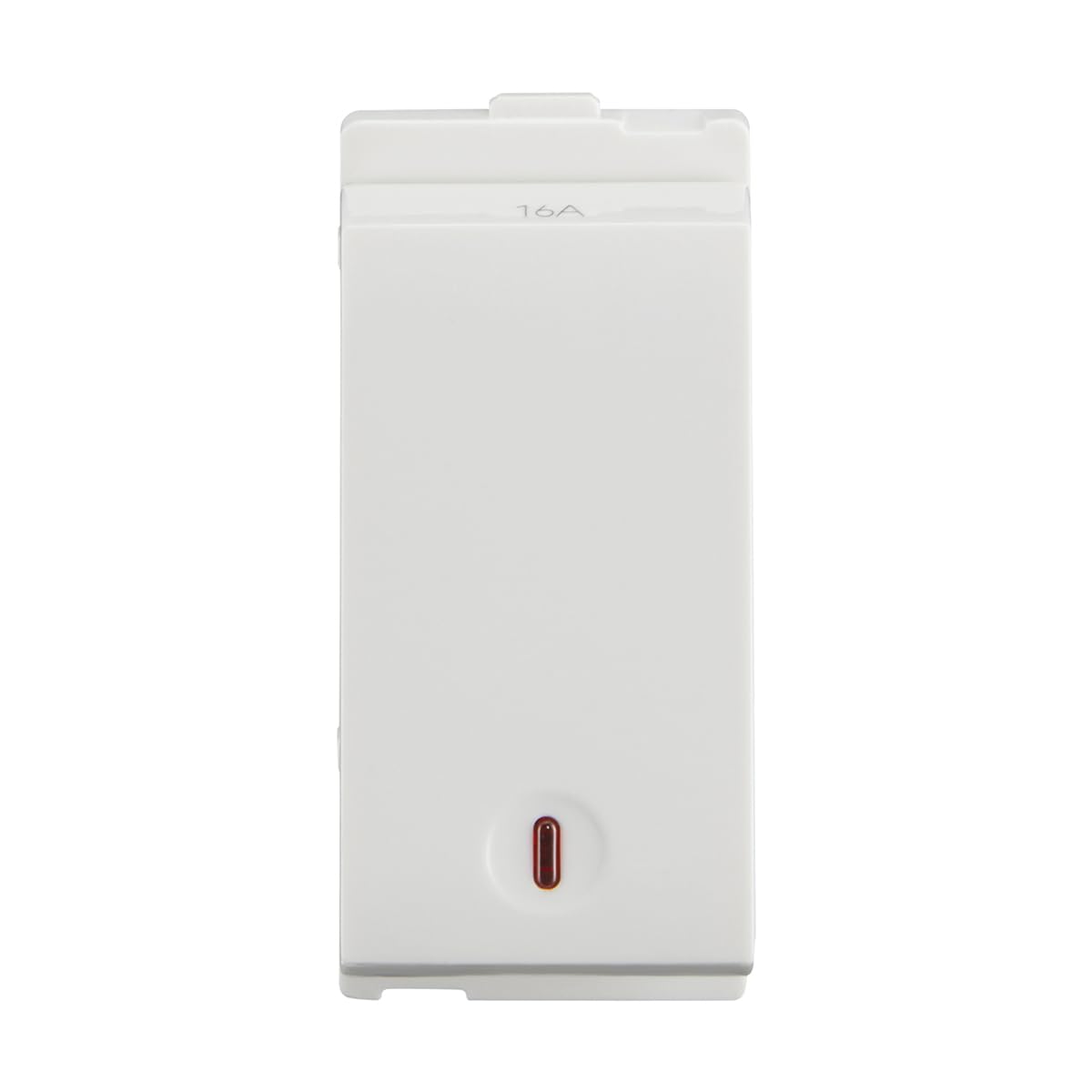 Lauritz Knudsen enCurve 16A 1-Way Switch with Indicator 1M | White