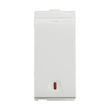 Lauritz Knudsen enCurve 16A 1-Way Switch with Indicator 1M | White