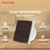 Polycab Freshly Prime 150mm Air Exhaust fan (Wood Finish)