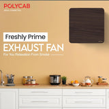 Polycab Freshly Prime 150mm Air Exhaust fan (Wood Finish)