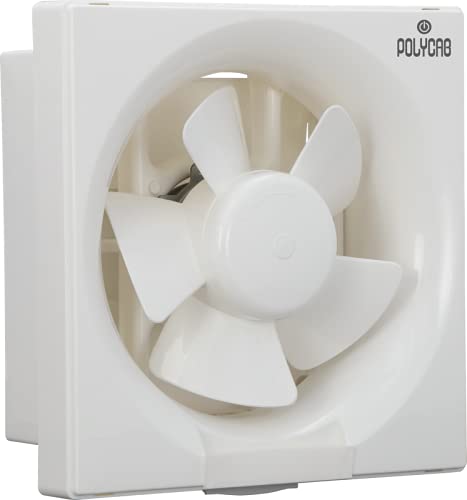 Polycab Freshobreeze 200mm Domestic Exhaust Fan (Pearl White)