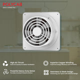 Polycab Freshly Prime 150mm Air Exhaust Fan (Steel Finish)