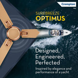 Crompton Surebreeze Optimus 1200mm Ceiling Fan (Copper Gleam)