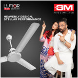 GM Lunar 1200mm BLDC Ceiling Fan (Moon White)