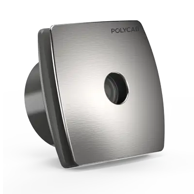Polycab Airofresh 100mm Domestic Exhaust Fan (Steel Finish)