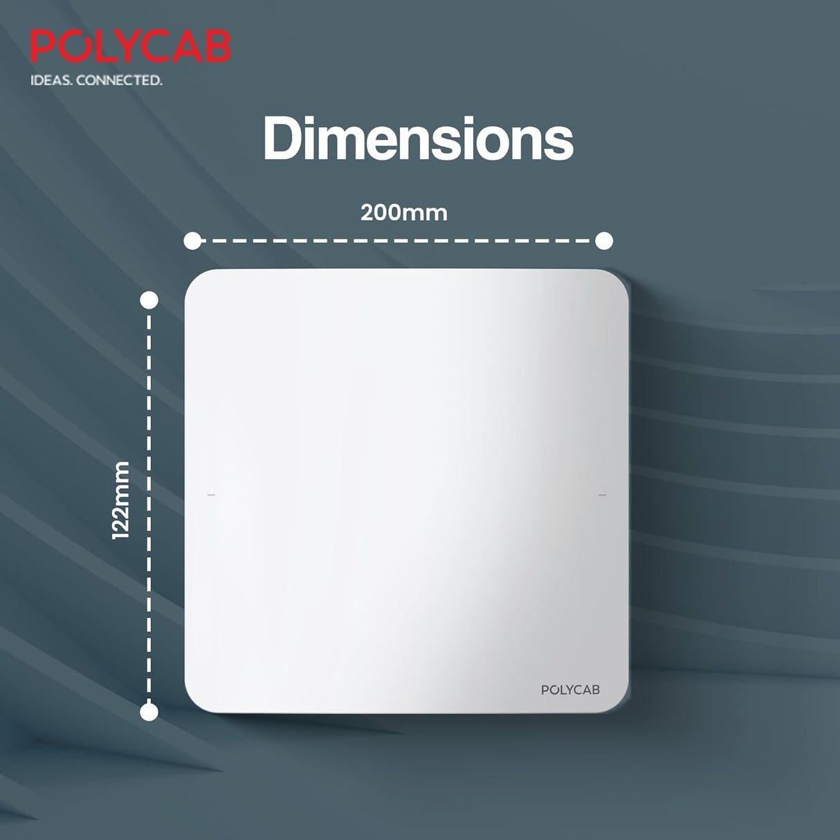 Polycab Freshly Prime 150mm Exhaust fan (White)