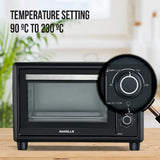 Havells 16T BL 1200W Oven Toaster Grill | OTG | 6 Heating Modes (Black)