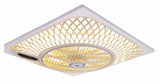 GM Quadrangle Pro Concealed Ceiling Box Fan | with Remote | 3 LED Colour Light | White