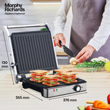 Morphy Richards Imperio Series Sandwich Maker GRILL SM 73 (Black)