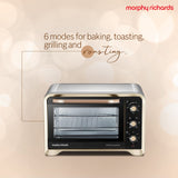 Morphy Richards 30 RCSS Luxechef Oven Toaster Griller OTG (Gold, 30 L)