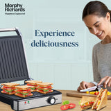 Morphy Richards Imperio Series Sandwich Maker GRILL SM 73 (Black)
