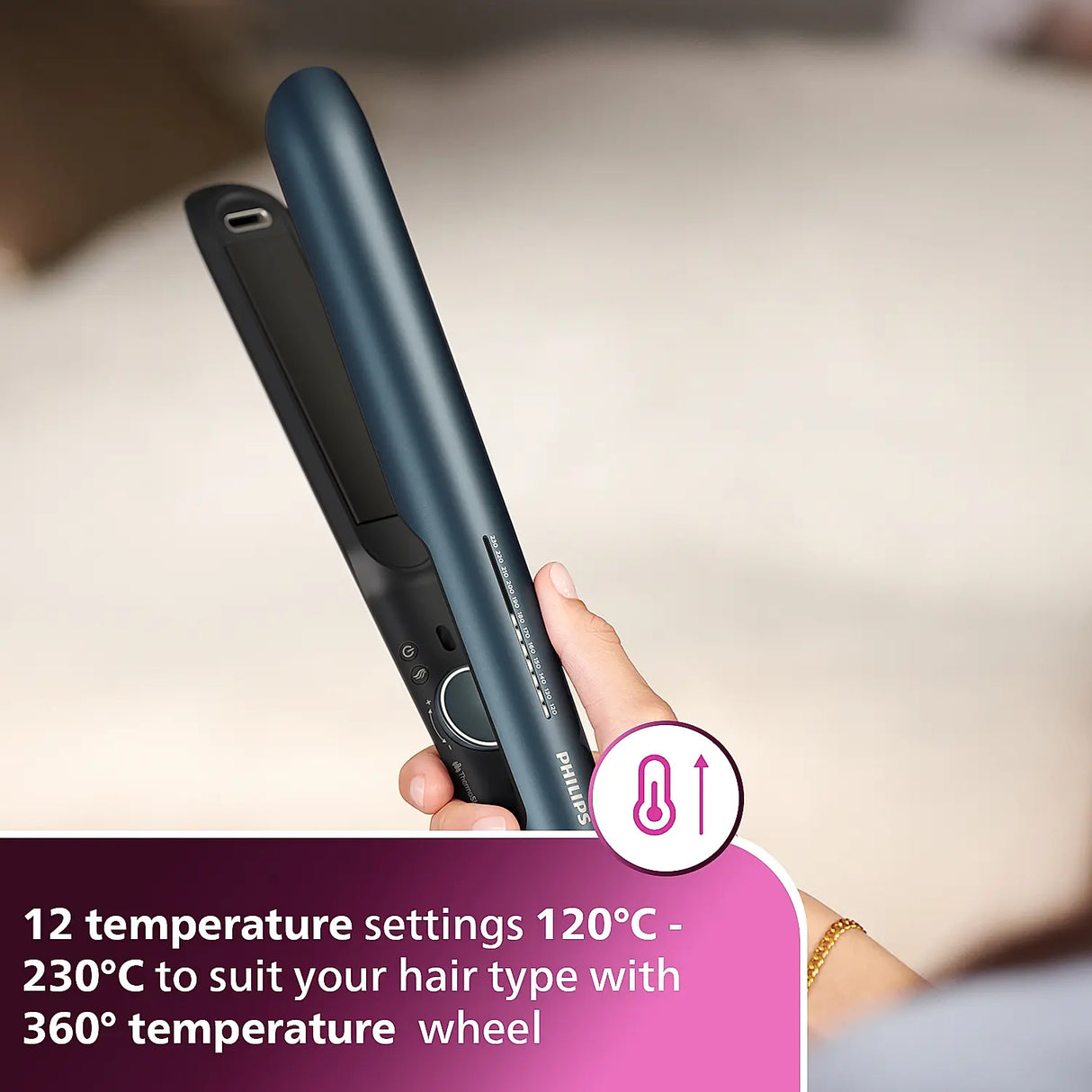 Philips BHS732/10 Hair Straightener (New Model)