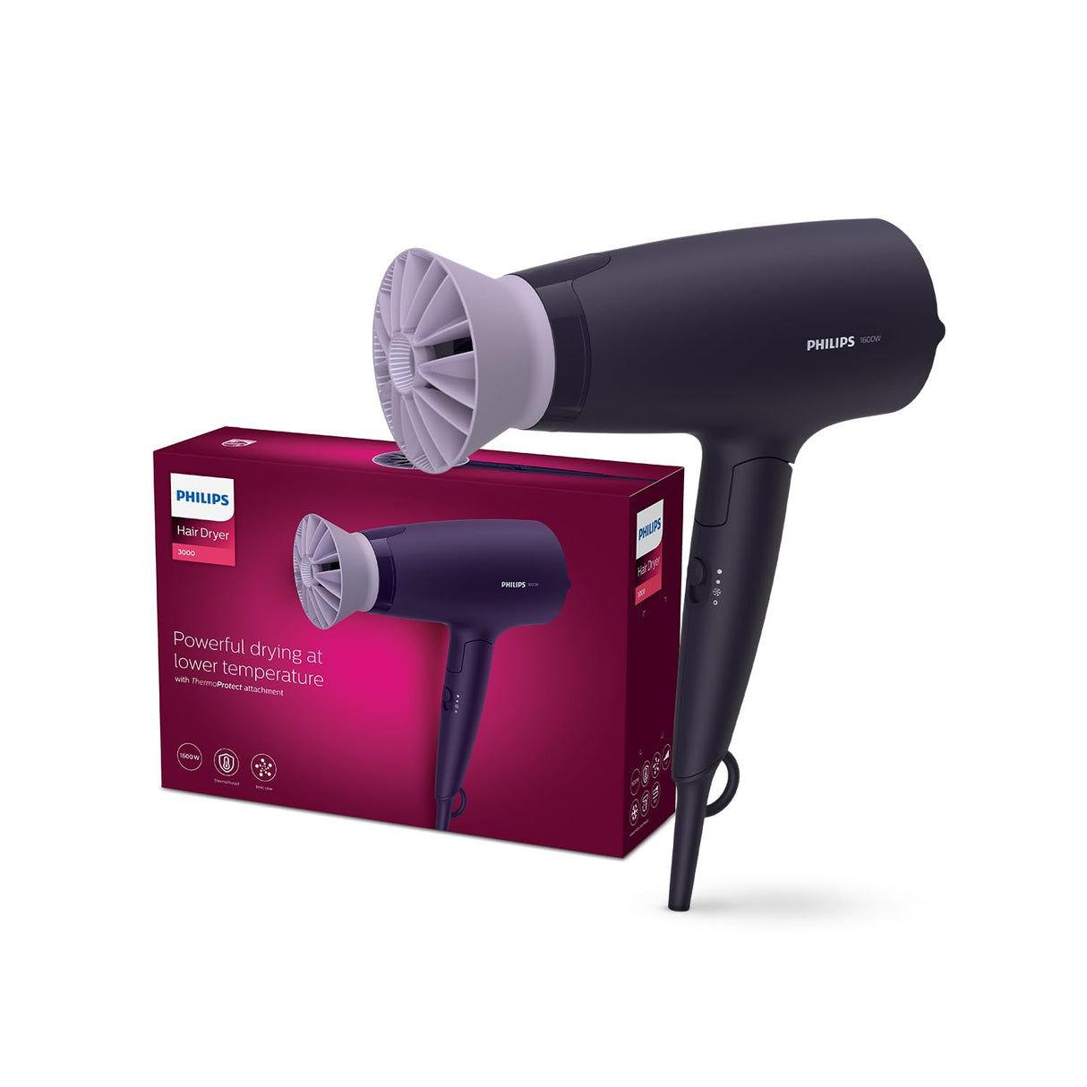 Philips Hair Dryer BHD318/00 1600 Watts