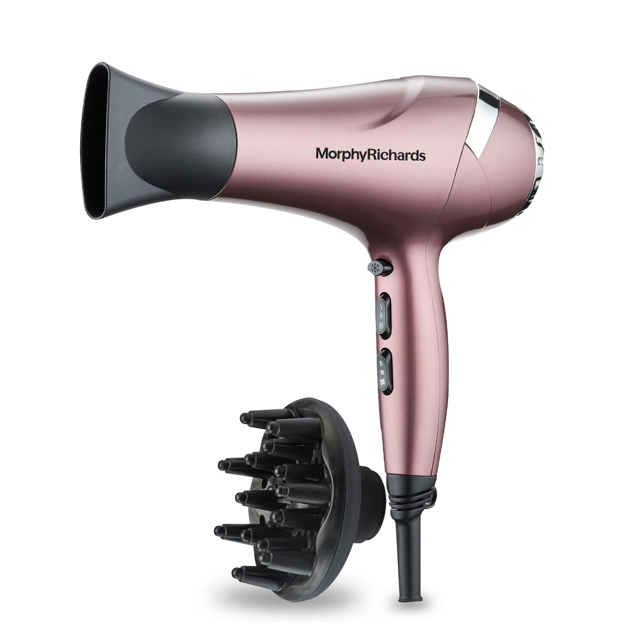 Morphy Richards Stylist Care Professional Hair Dryer (Wine Red And Silver)