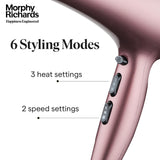 Morphy Richards Stylist Care Professional Hair Dryer (Wine Red And Silver)