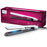 PHILIPS BHS520/00 Hair Straightener , ThermoShield Technology to lower heat damage (White)