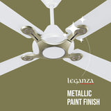 Havells Leganza 4 Blade 1200mm Ceiling Fan (White)