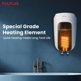 Polycab Intenso 5 litre Instant Water heater Geyser (White)