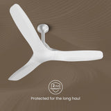 Crompton Silent Pro Fluido Wave 1200 mm ( Snow White)