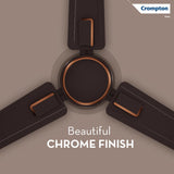 Crompton Surebreeze Lerone 1200 mm Ceiling Fan (Smoked Brown)
