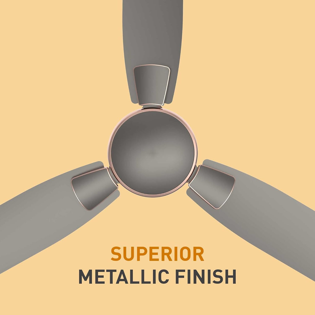 Crompton Toro 1200mm High Speed | 1-Star Rated Ceiling Fan (Warm Grey)