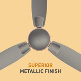 Crompton Toro 1200mm High Speed | 1-Star Rated Ceiling Fan (Warm Grey)