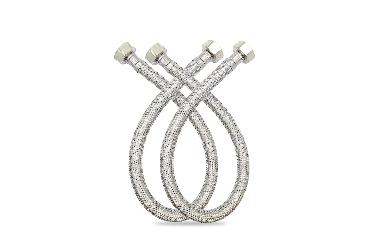 Bajaj SS-304 Grade 18-Inch, Connection Pipe (2-Piece Set)