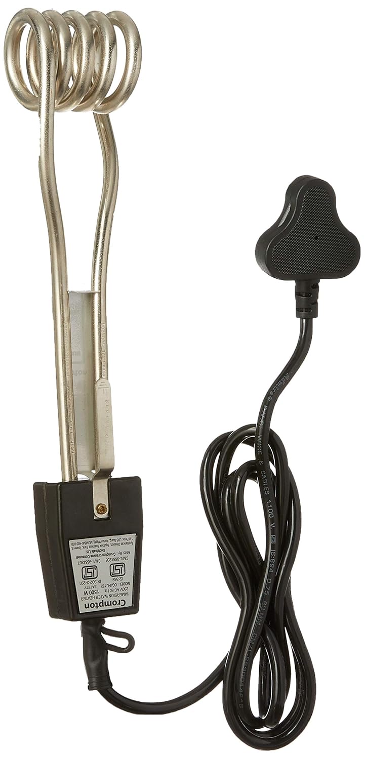 Crompton IHL 152 1500W Immersion Water Heater (Black)