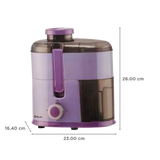 Bajaj JEX 20 350 W 1 Jar Juicer (Lavender)