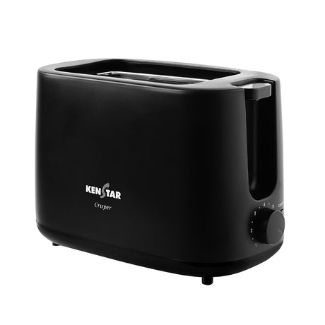 The Midnight Black colour 2 Slice Pop Up Toaster Kenstar