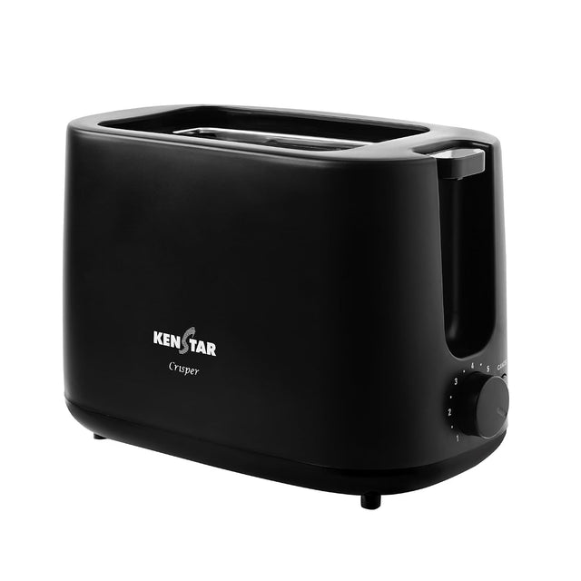 The Midnight Black colour 2 Slice Pop Up Toaster Kenstar
