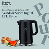 Morphy Richards Windsor Series 1.7 Litre Digital Electric Kettle| Black