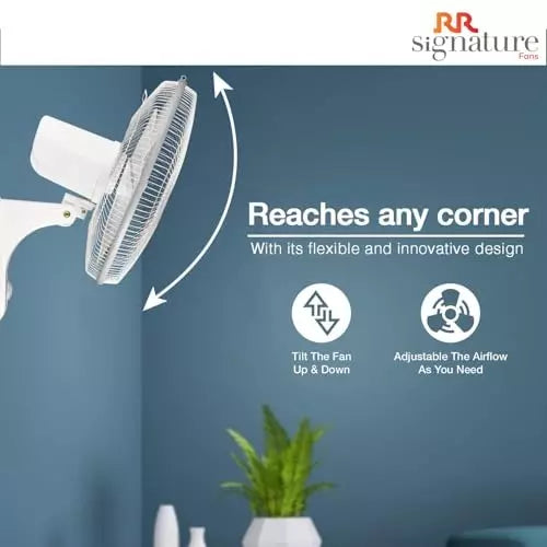 RR Signature Mojo Plus High Speed 400mm Wall Fan (White)