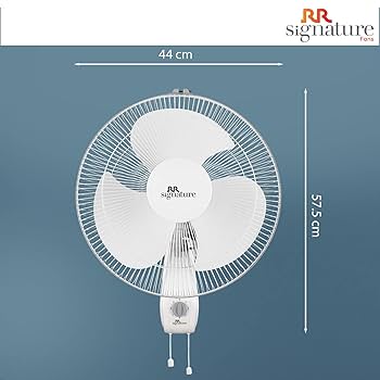 RR Signature Mojo Plus High Speed 400mm Wall Fan (White)