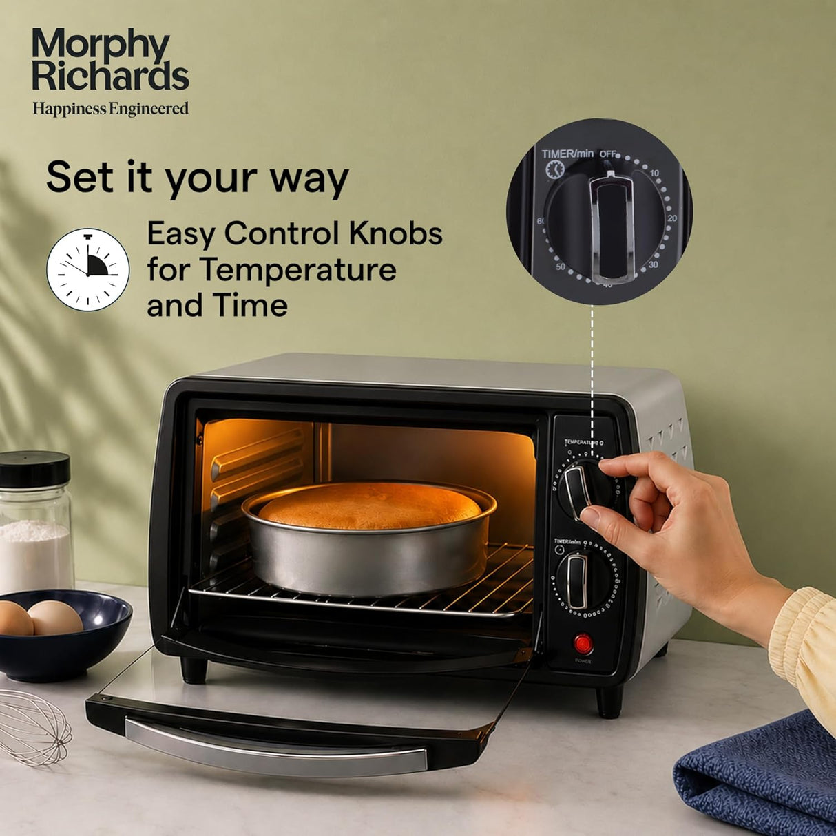 Morphy Richards 10BL Oven Toaster Griller (Grey)
