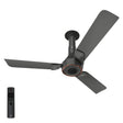 Ceiling fan with remote control on a white background