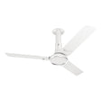 White ceiling fan on a white background