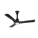 A 3-blade ceiling fan with a central motor unit, in a cosmos black color.