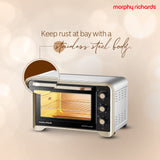 Morphy Richards 30 RCSS Luxechef Oven Toaster Griller OTG (Gold, 30 L)