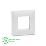 Schneider Livia 2 M Grid & 2 M Cover Plate White P0702