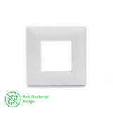 Schneider Livia 2 M Grid & 2 M Cover Plate White P0702