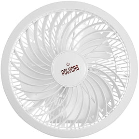 White fan with 'Polycab' branding on a white background